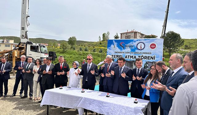 Simav'da cami ve gençlik merkezinin temeli atıldı