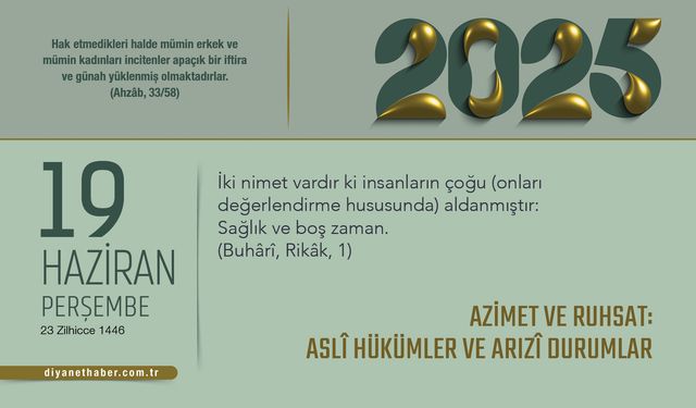 Azimet ve Ruhsat: Aslî Hükümler ve Arızî Durumlar