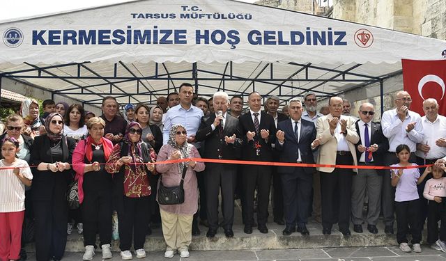 Tarsus'ta Kur’an kursları yararına kermes düzenlendi