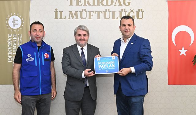 Süleymanpaşa Belediye Başkanı kurbanını TDV’ye emanet etti