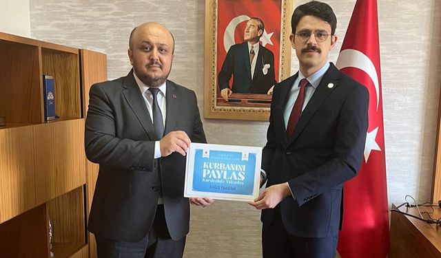 Ulaş Kaymakamı Eskimez, kurban vekaletini TDV'ye verdi