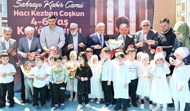 Ümraniye Hacı Kezban Coşkun 4-6 Yaş Kur’an Kursu açıldı