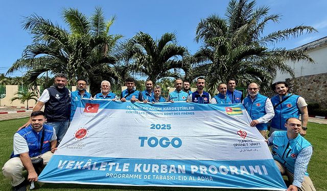 Türkiye Diyanet Vakfı, Togo'da 20 bin aileye kurban eti dağıtacak