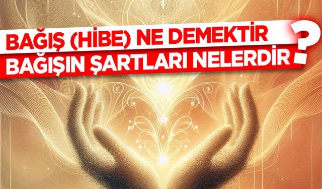 Bağış (Hibe) ne demektir? Bağışın şartları nelerdir?
