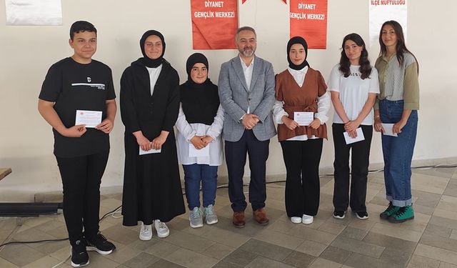 Oğuzlar’da Hadis Yarışmasının ödülleri verildi