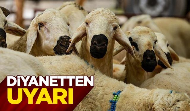 Diyanetten "bayram namazı öncesi kesilen kurbanlar geçersizdir" uyarısı