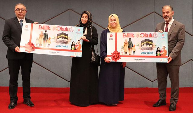 Evlilik ve Baba Okulu programları toplu nikah ve umre ödülüyle taçlandı
