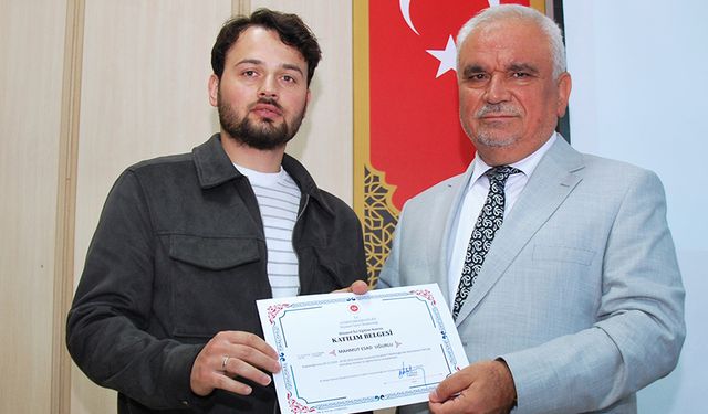 Karabük'te "Hafızlığı Muhafaza Hizmet İçi Eğitim Kursu" tamamlandı