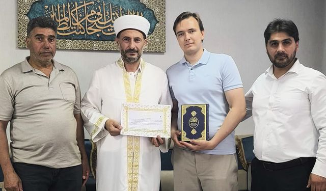 Rusya vatandaşı genç, Diyarbakır'da İslam’la tanıştı