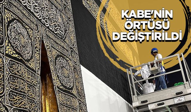 Kabe'nin örtüsü değiştirildi