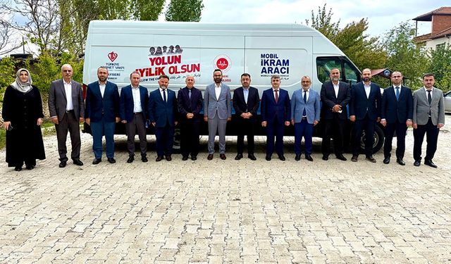 Kayseri'de Mobil İkram Aracı hizmete alındı