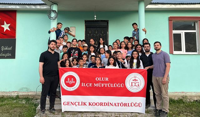 Olur’da Kur’an Kursu öğrencileri doğayla buluştu