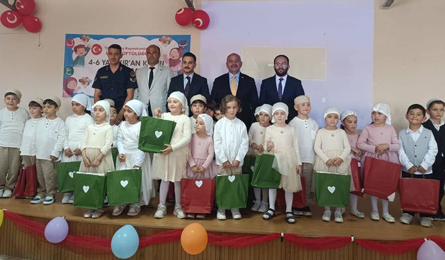 Ortaköy'de minikler veda etti