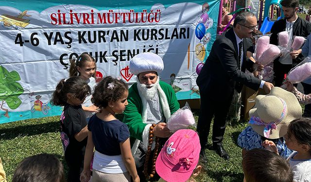 Silivri'de minikler çocuk şenliğinde eğlendi