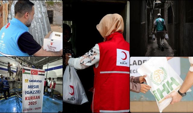 Türk STK'lerin İsrail'in ablukasındaki Gazze'ye kurban seferberliği