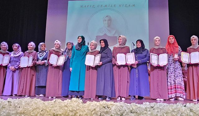 Vezirköprü'de hafızlar icazet aldı