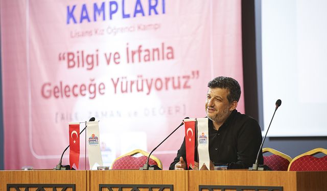 TDV Yaz Kampı'nda "Fıtrata Uygun Yaşamak'' Semineri düzenlendi