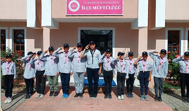 İhsangazi'de Diyanet izcilik faaliyetleri başladı
