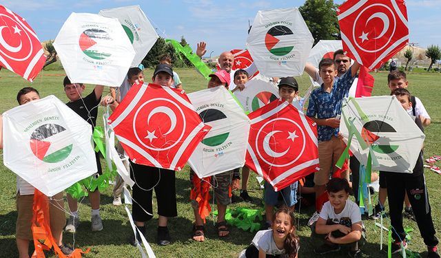 Yaz Kur'an Kursu öğrencilerinden Filistin farkındalığı