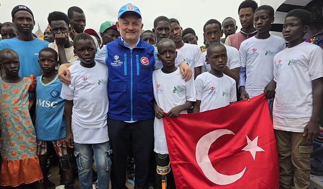 Aksaraylı hayırseverler Gambiya'ya umut oldu