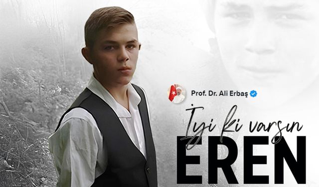 Başkan Erbaş'tan şehit Eren Bülbül paylaşımı