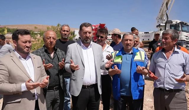 Darende Çukurkaya Mahallesi Camii'nin temeli atıldı