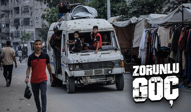 İşgalcilerin saldırıları sonrası Filistinliler sözde güvenli bölgelere göç etmeye başladı