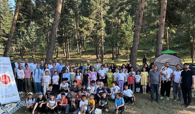 Olur'da yaz Kur’an kursu öğrencileri piknikte buluştu