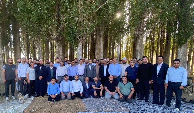 Tekman'da din gönüllüleri piknikte buluştu