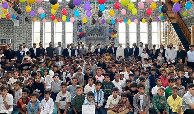 Tekman'da Yaz Kur'an Kursları coşkuyla tamamlandı