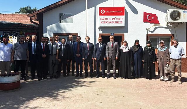 Ereğli Müftülüğü Bağımlılıkla Mücadele Merkezi ile gönüllere dokunuyor