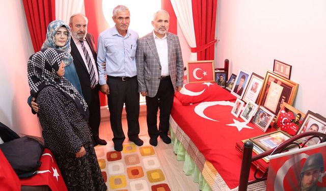 Müftülükten şehit ailesine vefa ziyareti