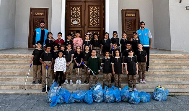 Çelikhan Diyanet gençlikten çevre farkındalığı
