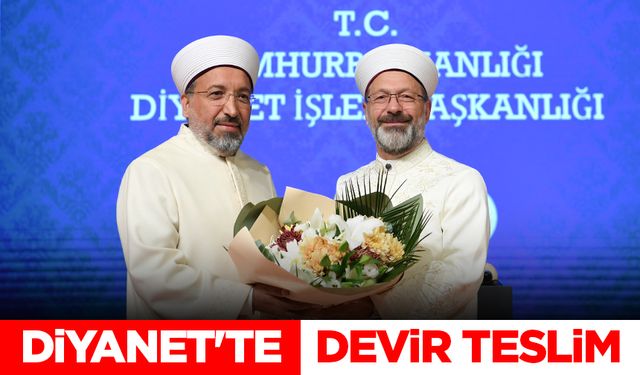 Diyanet'te devir teslim