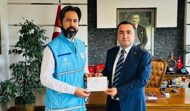 Espiye Kaymakamı Kavanoz'dan Filistin'e destek