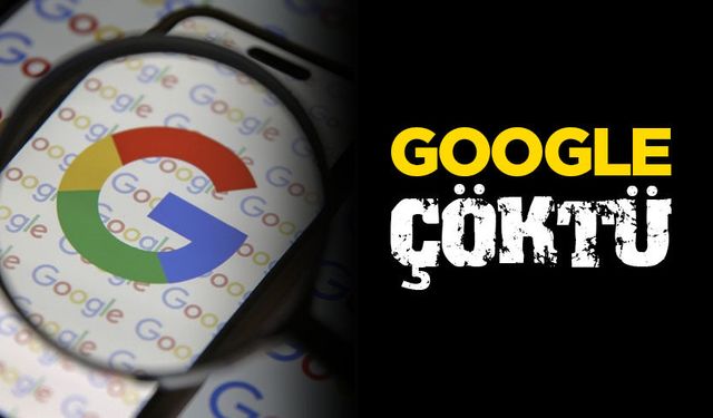 Google çöktü