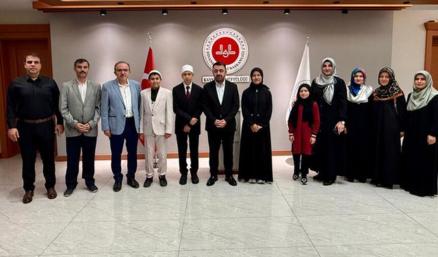 Kayseri'de hafızlık il birinciliği yarışması yapıldı