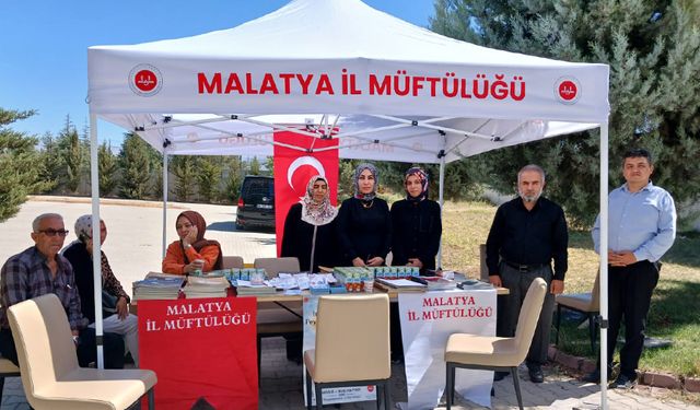 Malatya'da Mevlid-i Nebi tanıtım standı açıldı