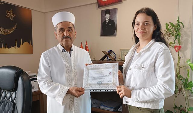 Ukraynalı genç Muğla'da Müslüman oldu