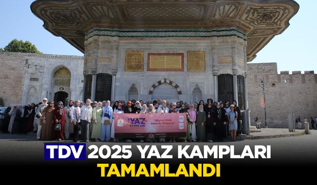 TDV 2025 Yaz Kampları tamamlandı