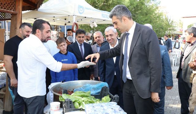 Bozova'da Gazze için yardım kermesi düzenlendi