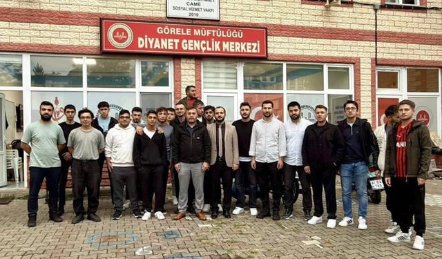Görele Müftülüğü üniversite öğrencilerini ağırladı