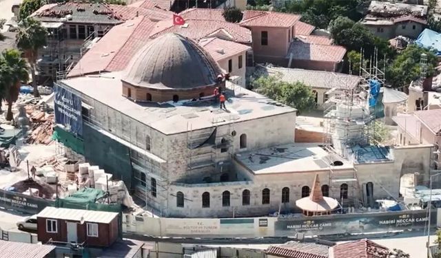Hatay'daki Anadolu'nun ilk camii 'Habib-i Neccar', onarım sonrası ibadete açılmaya hazırlanıyor