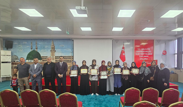 Haliliye'de 46 öğrenci icazet aldı