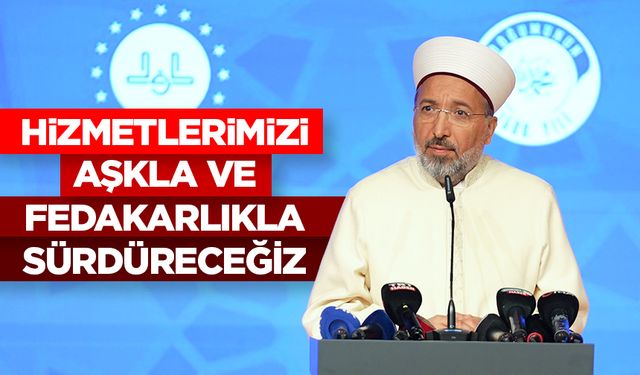 Başkan Arpaguş: Hizmetlerimizi aşkla ve fedakarlıkla sürdüreceğiz