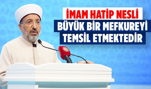 Prof. Dr. Arpaguş: İmam hatip nesli, büyük bir mefkureyi temsil etmektedir