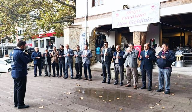 Şaphane'de Gazze için kermes açıldı