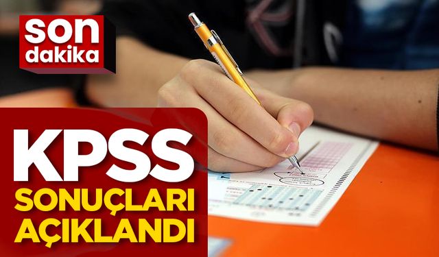 2025-KPSS A Grubu Sınavı sonuçları açıklandı