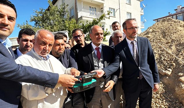 Malatya Buhara Camii'nin temeli dualarla atıldı