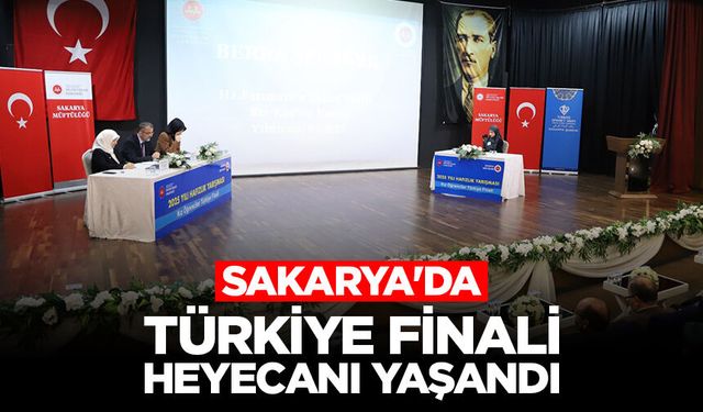 Sakarya'da Türkiye finali heyecanı yaşandı